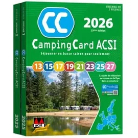 ACSI CampingCard 2026 inkl. Spezialführer, französisch