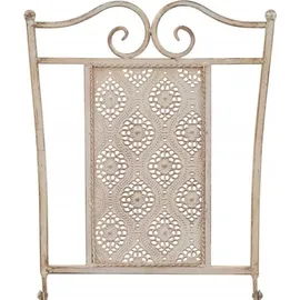 vidaXL 3-tlg. Bistro-Set Stahl Weiß