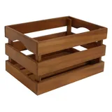 Trendline Holzbox 28 x 18,5 x 17 cm 17-tlg. braun
