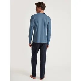 CALIDA Pyjama Relax Essentials Blau M (50)