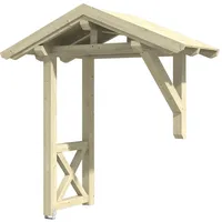 SKANHOLZ Skan Holz Haustür-Vordach Siegen 3 Natur 247 cm