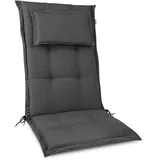 Beautissu HighLux HL Hochlehner 120x52x7cm Anthrazit