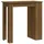 vidaXL Bartisch mit Regal 102 x 50 x 103,5 cm Braun Eiche