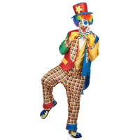JADEO Kostüm Lustiger Clown Karneval-Herrenkostüm bunt bunt