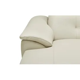 Uno Ecksofa mit elektrischer Relaxfunktion Eva ¦ creme ¦ Maße (cm): B: 255 H: 78 T: 171.0
