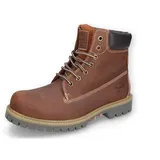 Dockers by Gerli Herren Stiefel Winter Schuhe Leder Braun