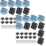 Pool Aufroller Haltebänder Poolabdeckung, 8er Set Haltebänder Poolfolie Solarfolie, Klammern und Befestigungsbänder Solarfolie Poolabdeckung, Aufrollsysteme für Poolfolien Klammern Bänder (Weiß×20)