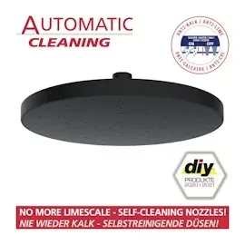 Wenko Kopfbrause ABS Kunststoff 22.5 x 22,5 cm Schwarz