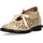 LAURA VITA Damen Schnürschuh Leder Derby Schlüsselloch-Ausschnitt Cyrielle 30, Größe:38 EU, Farbe:Beige - 38 EU