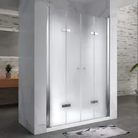 I-flair Duschfalttüren 76-80 cm - Höhe: 185 cm, Duschabtrennung