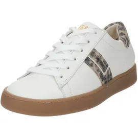 Paul Green Sneaker Damen Weite E Khaki/Weiß 38,5