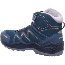 Lowa Maddox Warm GTX Mid Kinder Petrol/Rose 38