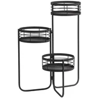 Dehner Blumentreppe 48 x 58 x 48 cm Schwarz