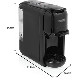 setpoint Princess 3in1 Kapselmaschine schwarz
