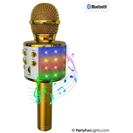 toyrock Karaoke-Mikrofon mit Lautsprecher - Gold