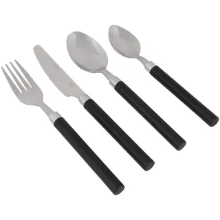 Bo-Camp Besteckset, 16-teilig, schwarz