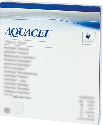 AQUACEL HYDROsorption 10x10 cm steril Kompressen