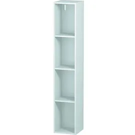 Duravit L-Cube 18x18x100cm, 4 Fäch., vert, weiß matt