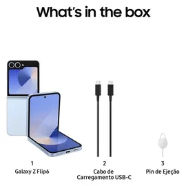 Samsung Galaxy Z Flip6 12 GB RAM 256 GB Blue