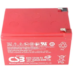 CSB-EVH12150X3 Akku als Ersatz für den Panasonic LC-CA1216P1 Blei Akku