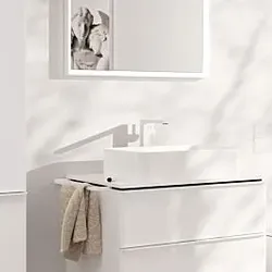 hansgrohe Tecturis E Waschtischarmatur 73072700 Ausladung 197mm, ohne Ablaufgarnitur, mattweiß