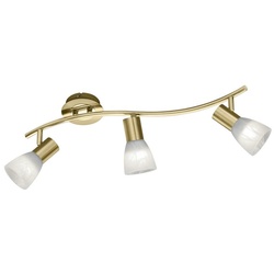 Modischer 18W LED Spot Strahler Küche Messing matt Licht Lampe TRIO 871010308