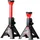 Heyner Unterstellbock Stahl 282-430 mm rot/schwarz