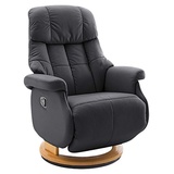 MCA Furniture Calgary Comfort Leder 77 x 86 x 111 cm schwarz