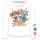 Paw Patrol T-Shirt PAW Patrol Langarm- Shirt für Mädchen, 'Life's a PUP', Skye & Everes weiß 122 EU