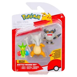Pokémon Battle Figure Set - Roselia, Mauzinger, Knogga