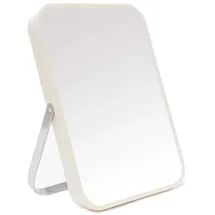 YEAKE Tisch-Schminkspiegel mit Metallständer, 20 cm (8 Zoll) – Tragbarer Klappspiegel mit 90-Grad-Verstellbarkeit, Für Reise und Badezimmer (Dusche/Rasur geeignet) –