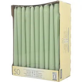 Papstar Leuchterkerzen Ø 2,2 cm 25 cm jadegrün 100 St.