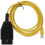 Gelbes Enet-codierungskabel, Obd2-diagnosekabel Mit Cd, Ersatz Für F-serie, 3er, 5er Und 7er Serie