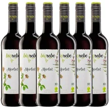 BIOrebe Merlot Bio Vegan 6 x 0,75 l
