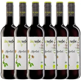 BIOrebe Merlot Bio Vegan 6 x 0,75 l