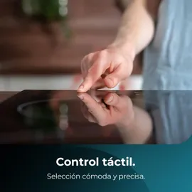 Cecotec Glaskeramik-Kochfeld 3 Zonen Bolero Squad V 3001 Max. Leistung 5700W mit 9 Leistungsstufen, Touch Control, Programmierbar, Topferkennung, Durchmesser 16-20-30 cm