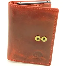 GREENBURRY Vintage Kartenetui Herren Portemonnaie rot