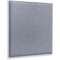 silentec Schallabsorber colorPAD flat, Decke, hellgrau, Wollfilz, 62 x 62 x 1,7 cm, 2 Stück