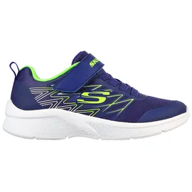 SKECHERS Microspec Texlor Kinder Dunkelblau/Blau/Silber 28