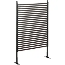 Outsunny Zaun-Set 22 x 150 cm Braun/Kunststoff