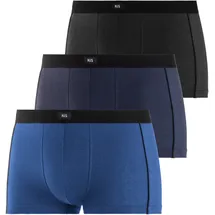 H.I.S. H.I.S Hipster unifarben blau/schwarz XL 3er Pack