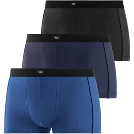 H.I.S. H.I.S Hipster unifarben blau/schwarz XL 3er Pack