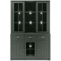 furn.design Buffetschrank Forres 130 x 196 cm GRÜN
