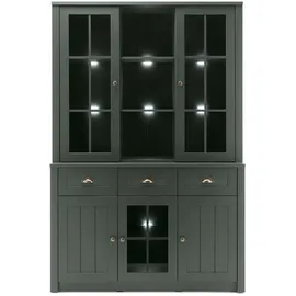 furn.design Buffetschrank Forres 130 x 196 cm GRÜN