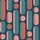 Envy Vliestapete Morse 0,52 m x 10 m 1 St Blau/Rosa/Grün