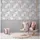 Profhome 770761-GU Fototapete Kindertapete Matt Weiß Rosa Grau 1,59 m x 2,8 m