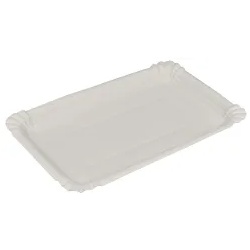 ABENA® Pappteller, Eckig, 13 x 20 cm 5623 , 1 Packung = 250 Stück