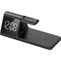 Havit W3042 3 in 1 Wireless Charging Station, Auto, USB, Kabelloses Aufladen, Schwarz
