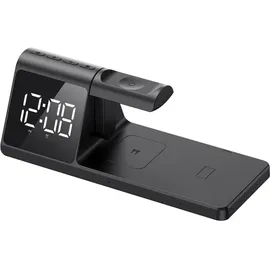 Havit W3042 3 in 1 Wireless Charging Station, Auto, USB, Kabelloses Aufladen, Schwarz