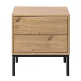 CaliCosy Nachtschrank Lenny 40 x 40 x 50 cm Eiche